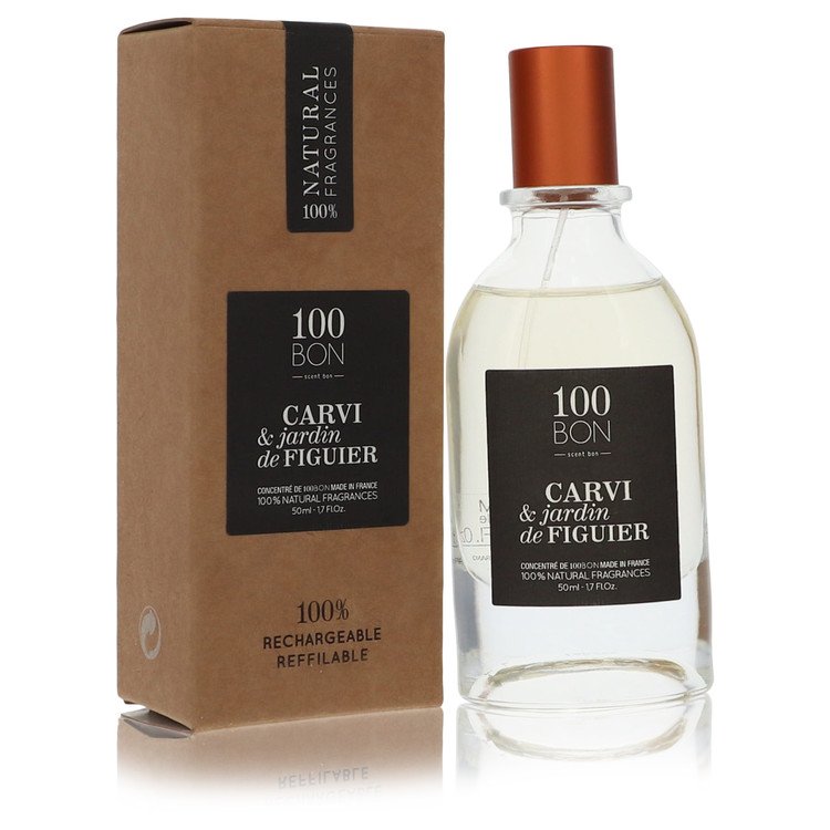 100 Bon Carvi & Jardin De Figuier by 100 Bon Concentree De Parfum Spray (Unisex Refillable) for Men