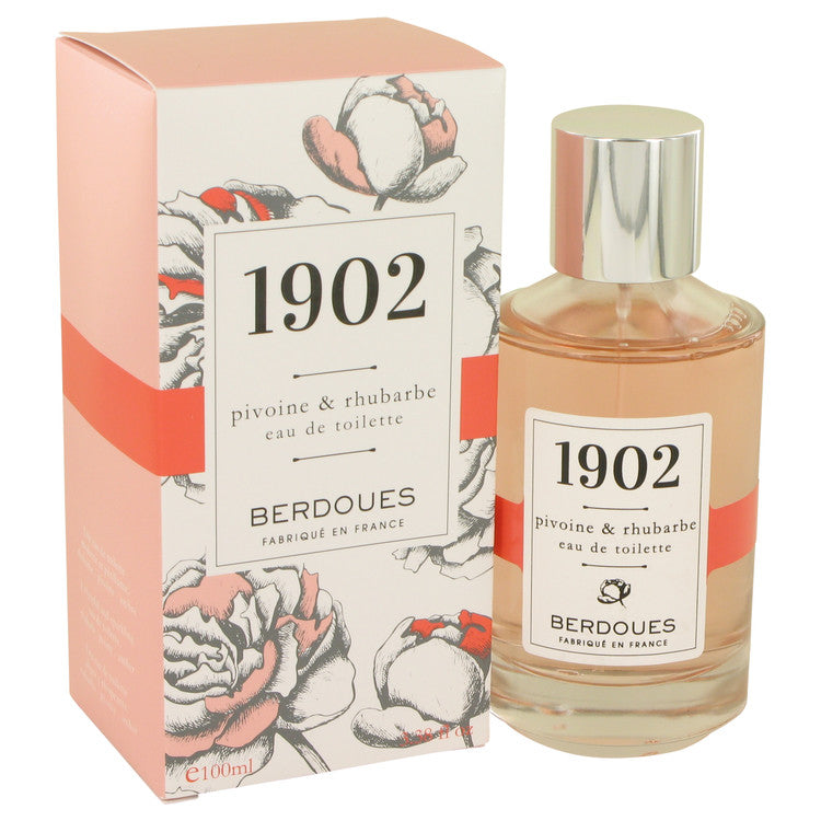 1902 Pivoine & Rhubarbe by Berdoues Eau De Toilette Spray for Women