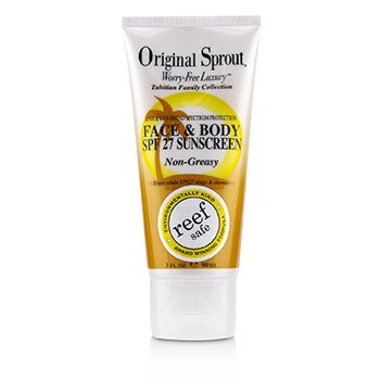 Tahitian Family Collection Face &amp; Body SPF 27 Non-Greasy Suncreen 