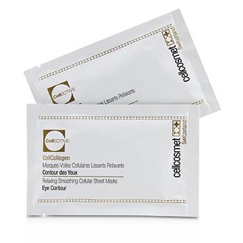 Cellcosmet CellEctive CellCollagen Eye Contour Relaxing Smoothing Cellular Sheet Masks 