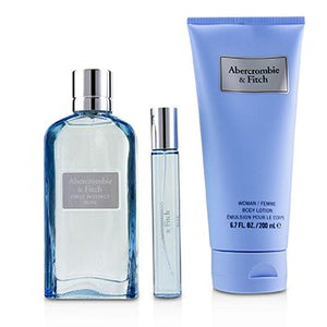 First Instinct Blue Coffret: Eau De Parfum Spray 100ml/3.4oz + Body Lotion 200ml/6.7oz + Eau De Parfum Spray 15ml/0.5oz 