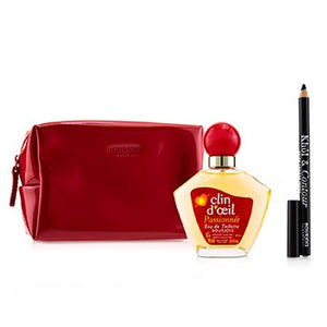 Passionnee Coffret: Eau De Toilette Spray 75ml + Khol &amp; Contour Eyeliner Pencil - #001 Noir-Issime 1.2g/0.04oz + Glossy Bag 
