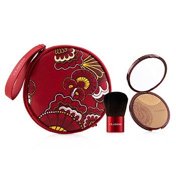 Sunkissed Gift Set (1x Powder, 1x Brush, 1x Pouch) 