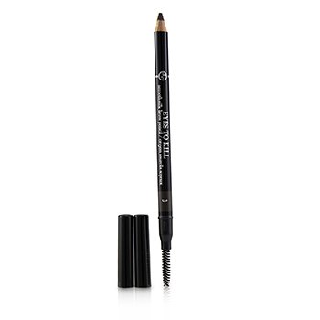 Eyes To Kill Smooth Silk Brow Pencil - # 3 Wenge Wood 