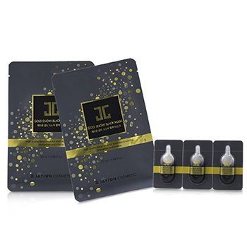 Gold Snow Black Mask 