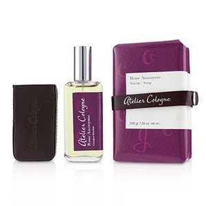 Rose Anonyme Coffret: Extrait Spray 100ml/3.3oz + Extrait Spray 30ml/1oz + Leather Case  (Box Slightly Damaged) 