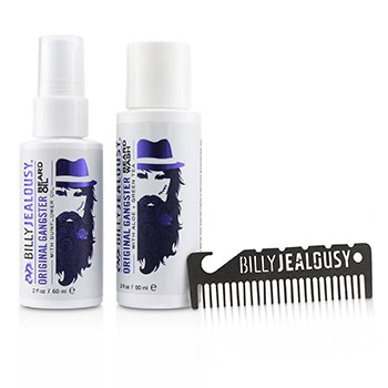 O.G. Beard Care Trio Set : 1x Beard Wash 60ml + 1x Beard Oil 60ml + 1x Titanium Comb 