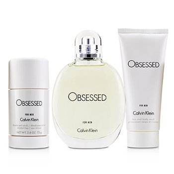 Obsessed Coffret: Eau De Toilette Spray 125ml/4oz + Hair And Body Wash 100ml/3.4oz + Deodorant Stick 75ml/2.6oz 