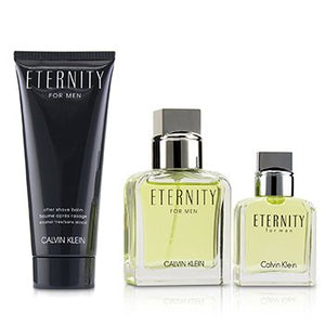 Eternity Coffret: Eau De Toilette Spray 30ml/1oz + Eau De Toilette Splash 15ml/0.5oz + After Shave Balm 100ml/3.4oz 