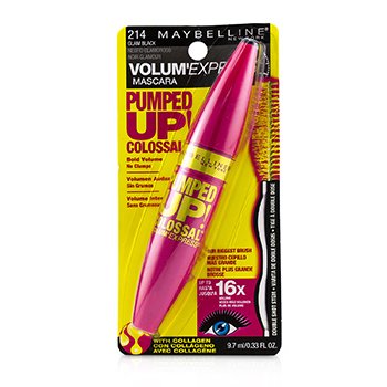 Volum' Express Pumped Up Colossal Mascara - # 214 Glam Black 